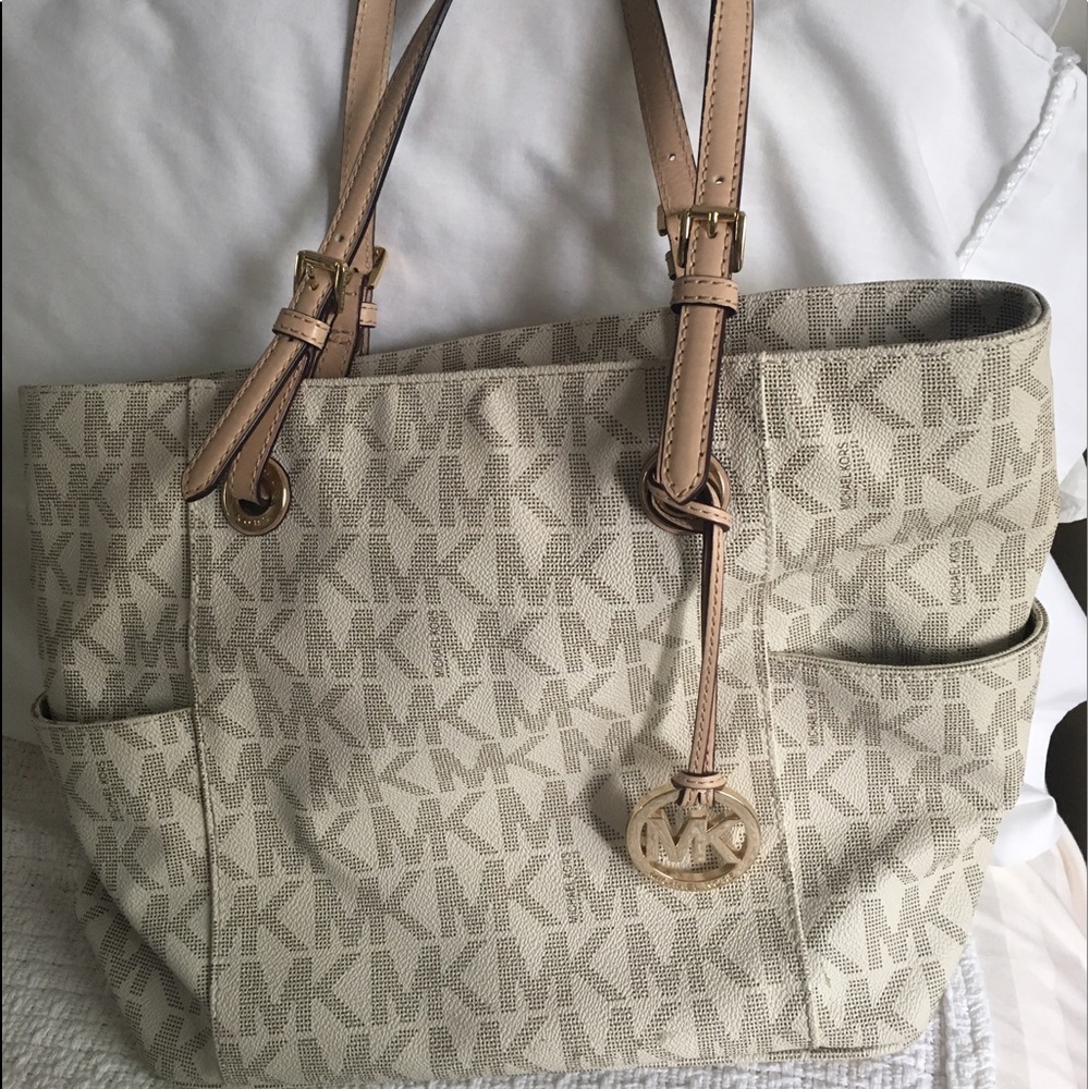 Michael Kors Jet Set Logo Small Tote