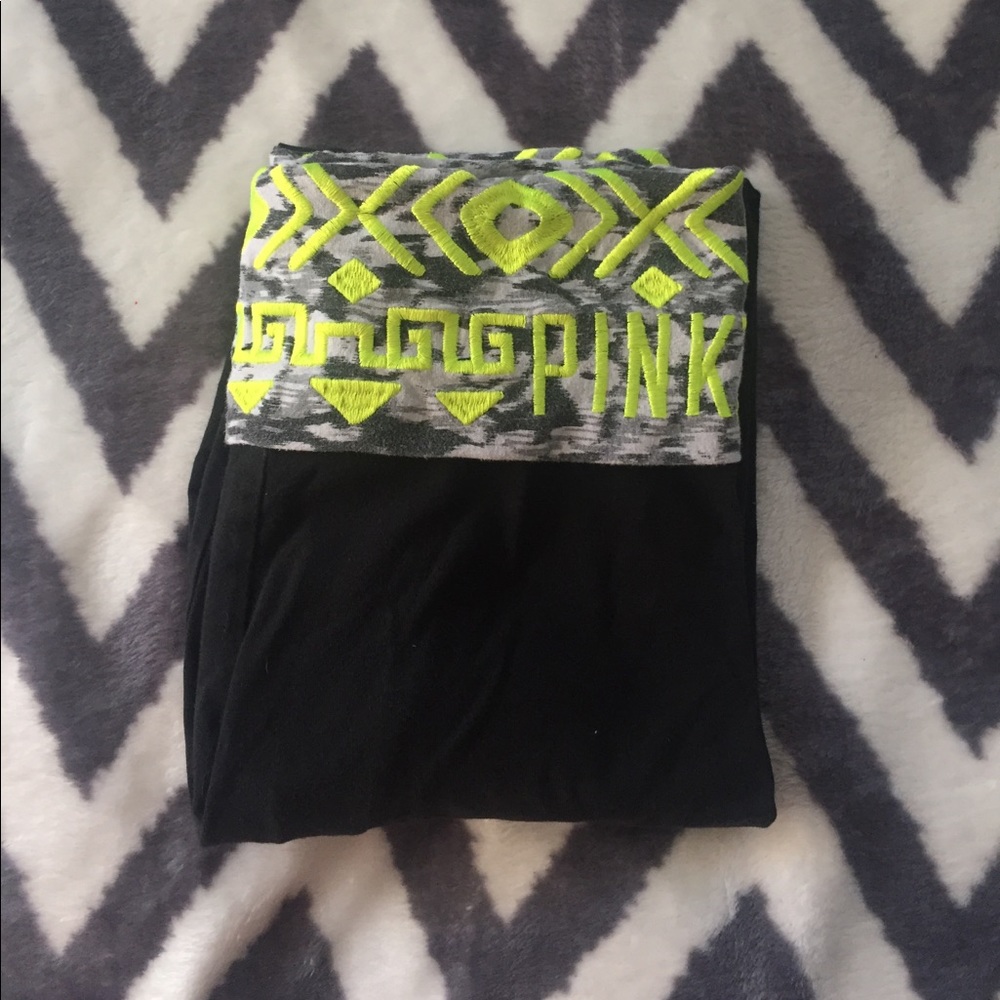 PINK Tribal Stitched Yoga Pant