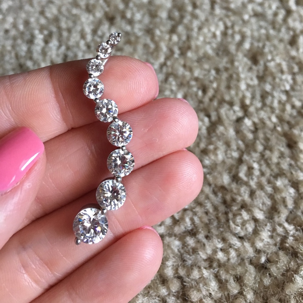 S-shape Journey of Love diamond necklace **SHINY**