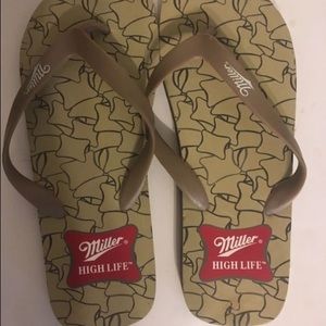 Miller High Life Thong Flip Flops