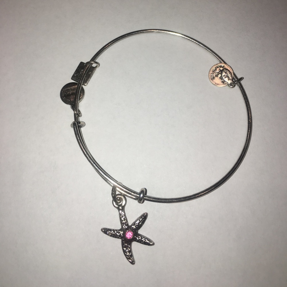 Alex and Ani pink starfish bangle