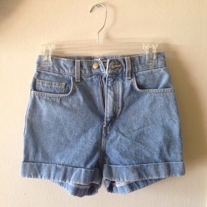 High Waisted AA Jean Shorts