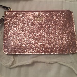 brand new Kate Spade wristlet. Rose Gold