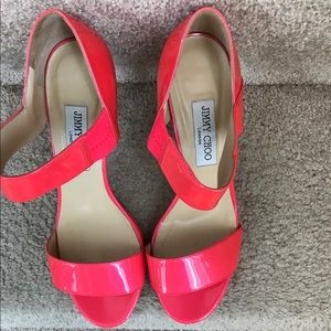 Pink Jimmy Choo Heeled Sandals