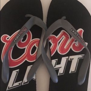 Coors Light Beer Thong Flip Flops