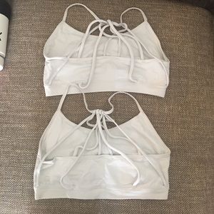 TWO Fabletics Strappy sports bras!