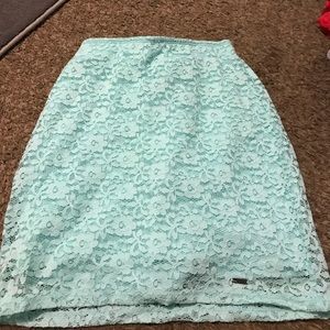 Teal Hollister skirt