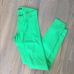 Flying Monkey Green Skinny Jeans