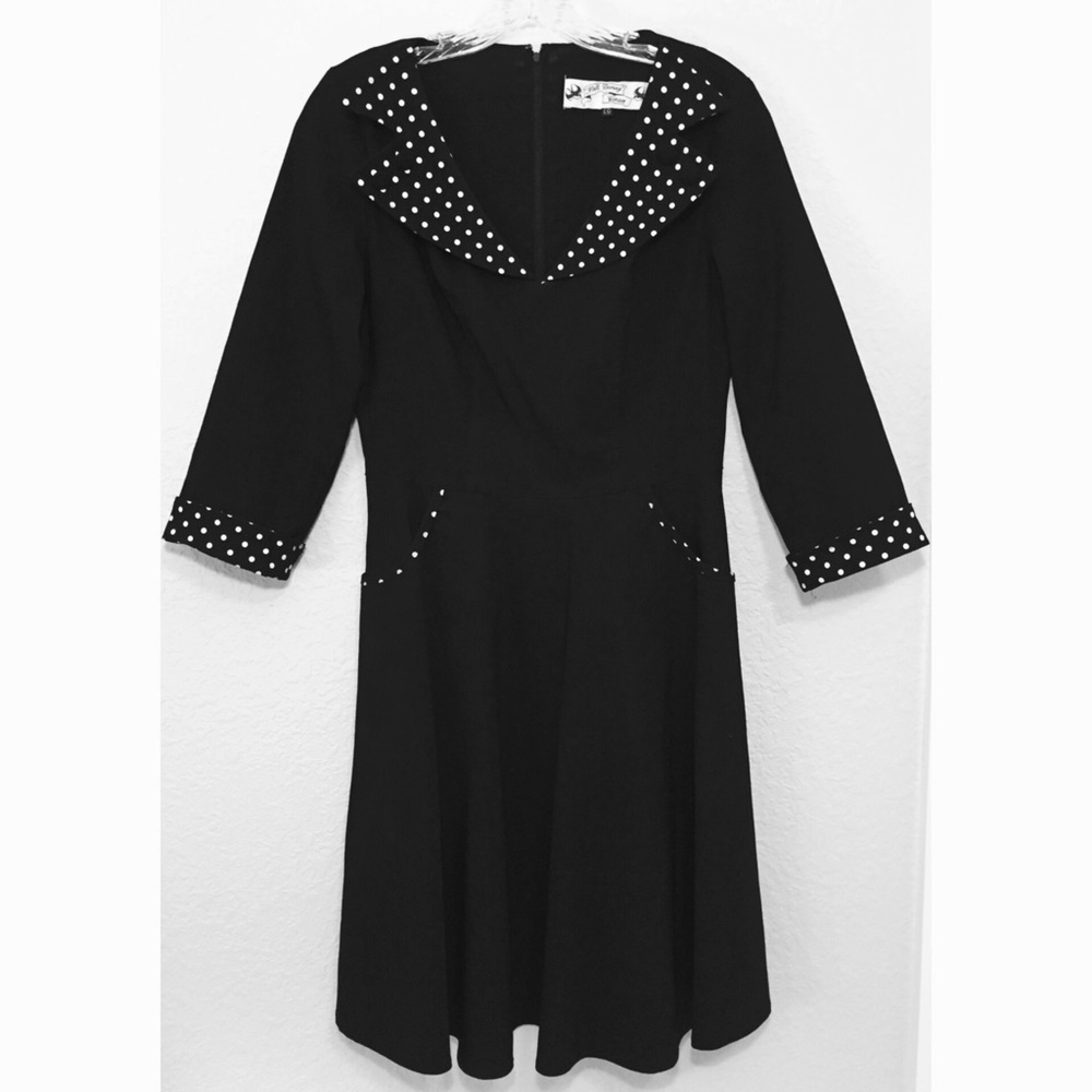 Vintage-Inspired Hell Bunny Vixen Dress (Large)