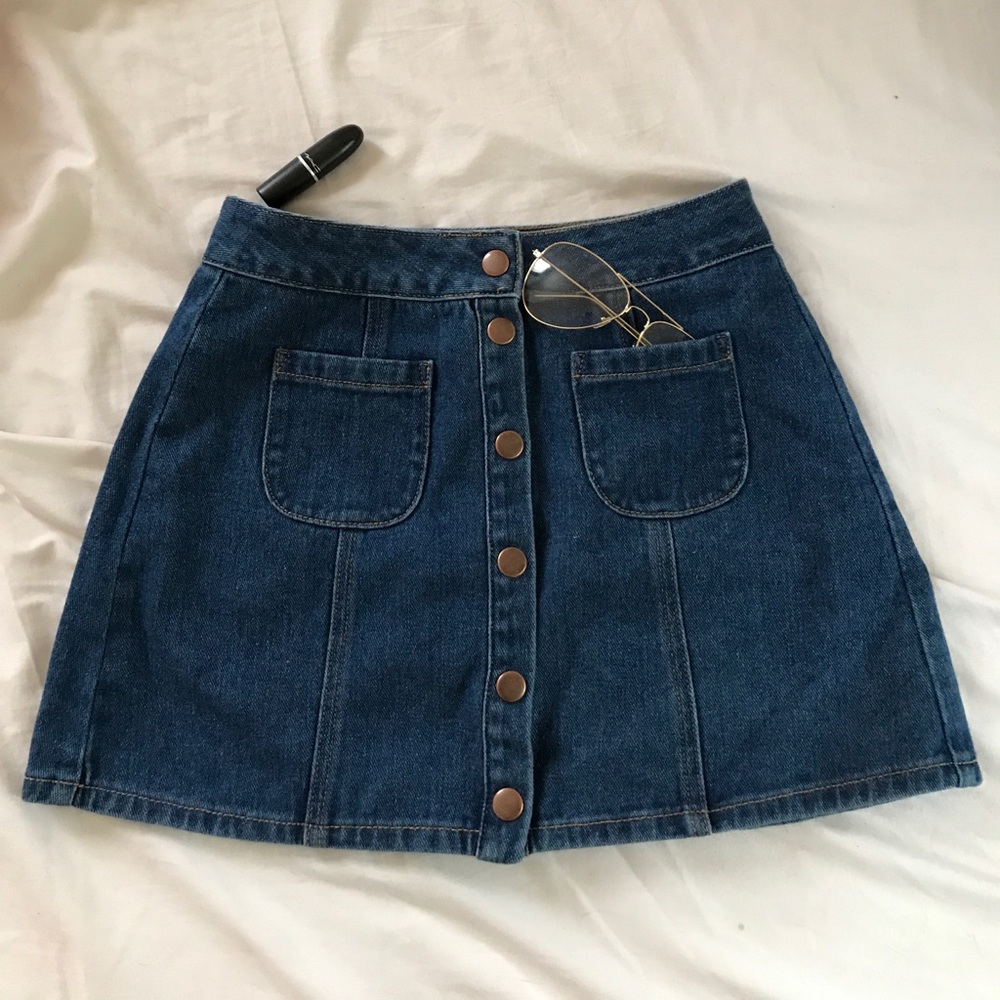 Brandy Denim Skirt