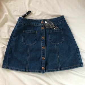Brandy Denim Skirt