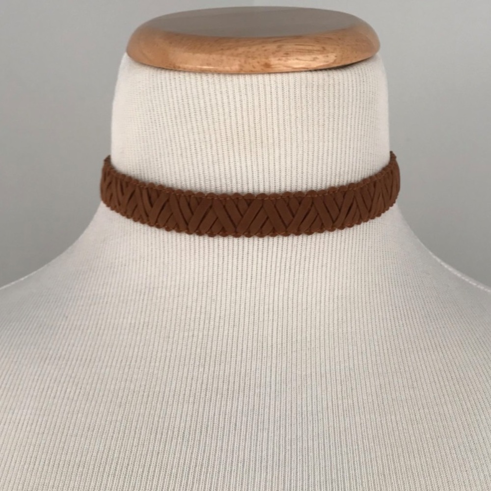 Tan Multi Braided Choker