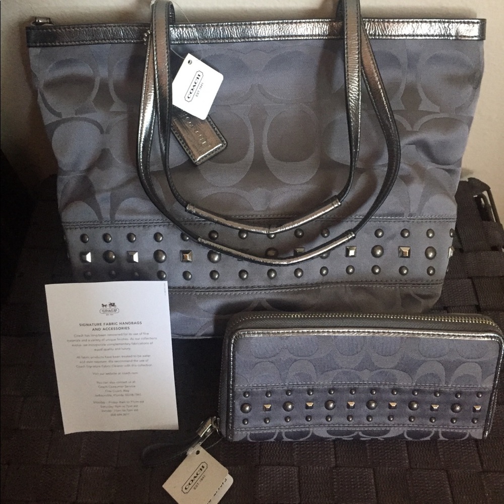 Coach Purse and Wallet Bundle