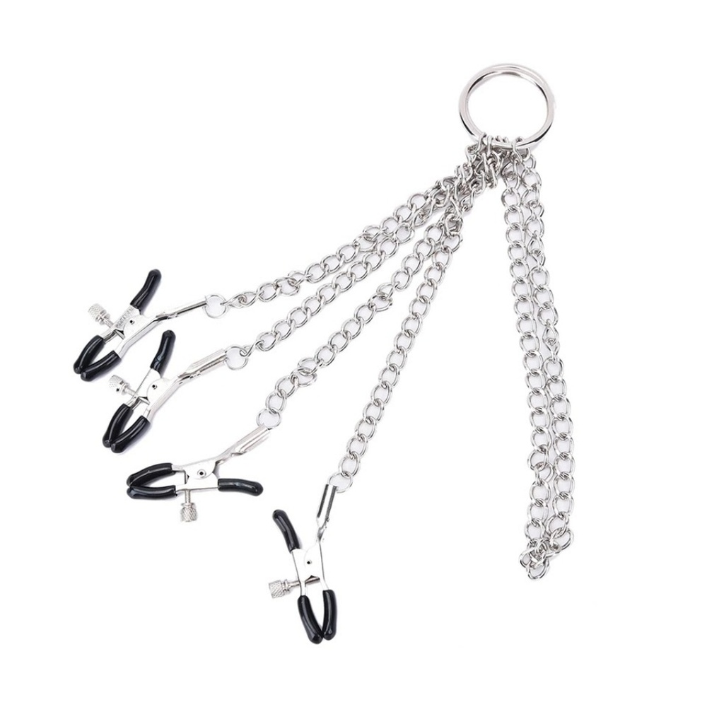 Cleopatra stimulating nipple clamps.