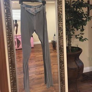 Riley Sweats, jean waist/pockets, bell bottom
