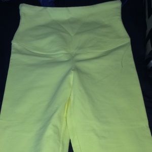 Workout pants, yoga or legging pants.