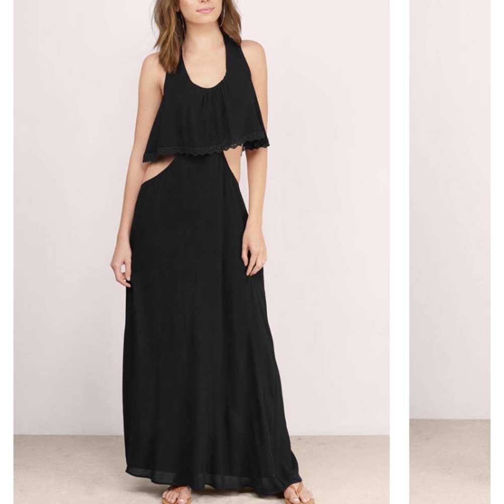 Tobi Black Maxi Dress