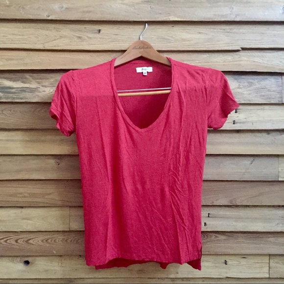 DONATING soon. Madewell V-Neck Slouch Tee - Picture 2 of 4