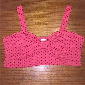 NWOT Black Poppy Bralette