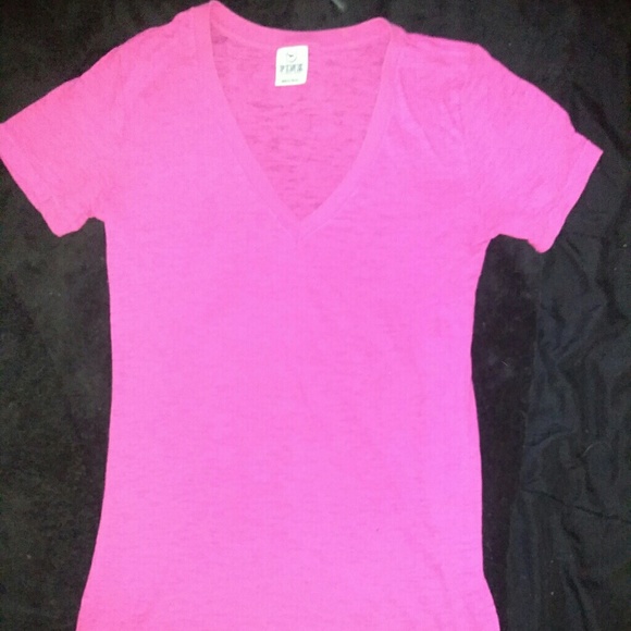 Pink Burnout Tee - Picture 1 of 2