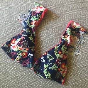 Ruffled Floral Bikini