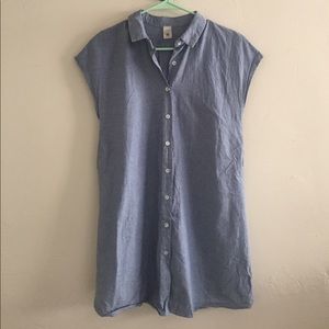 Light Denim button down tunic