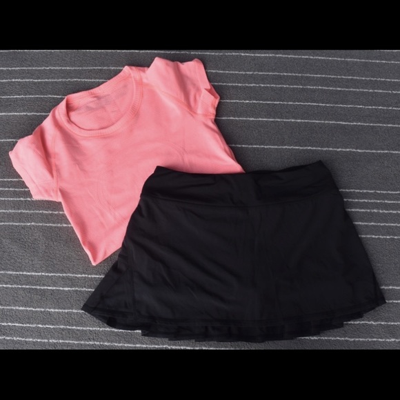 lululemon athletica Dresses & Skirts - Lululemon run pace setter skirt sz 4