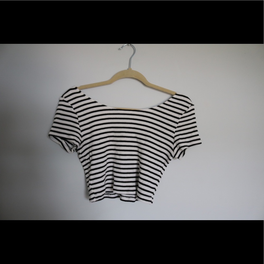 Striped Crop Top