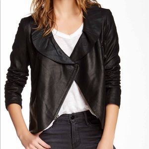 *NWT Leather Petal Jacket