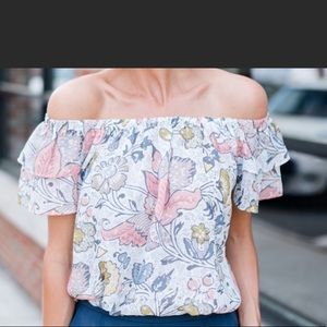 OTS Floral Blouse
