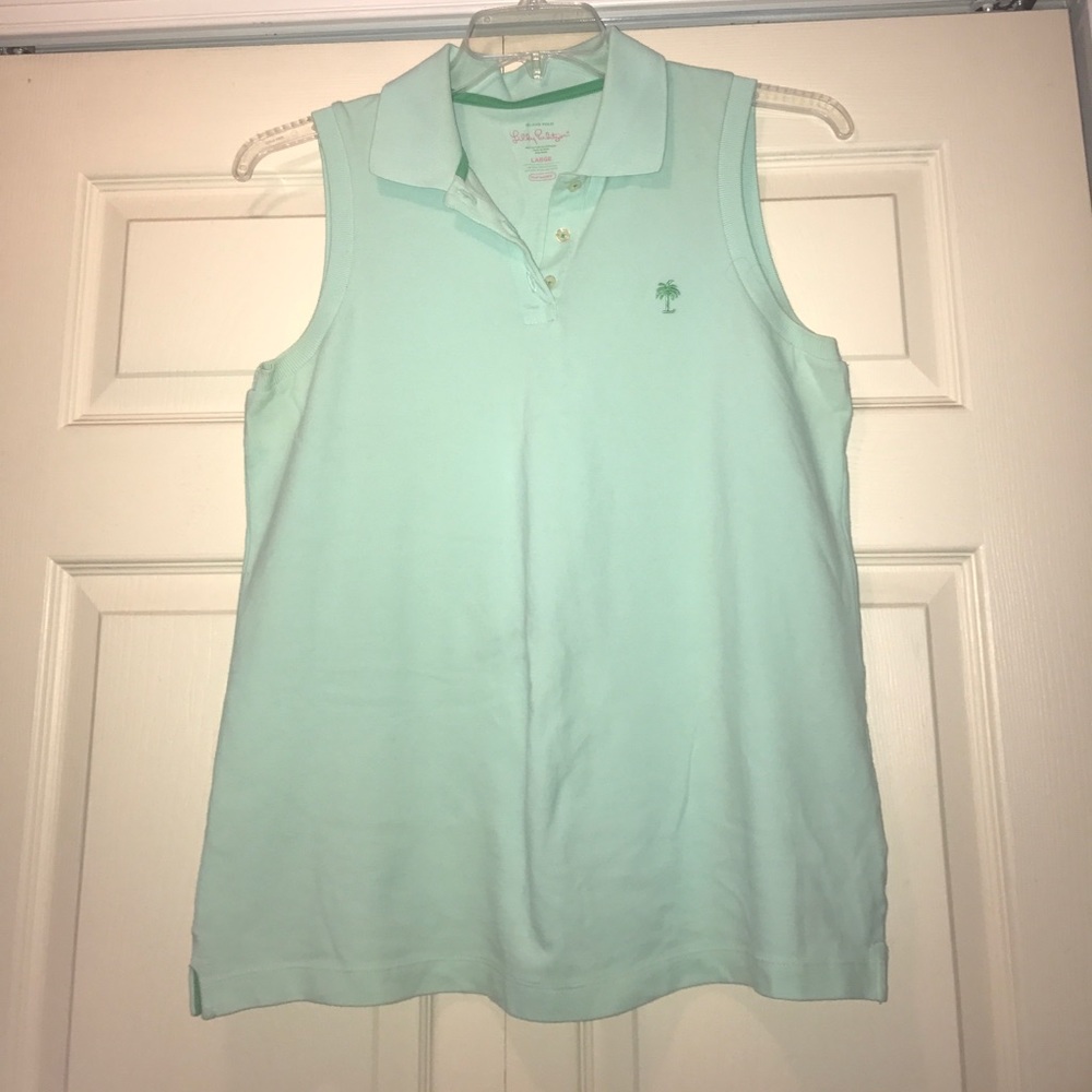 Lilly Pulitzer Sleeveless Polo Sz L
