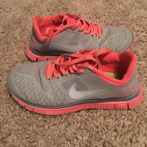 Nike free runs - women's 8