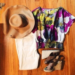 Robbi & Nikki floral print blouse