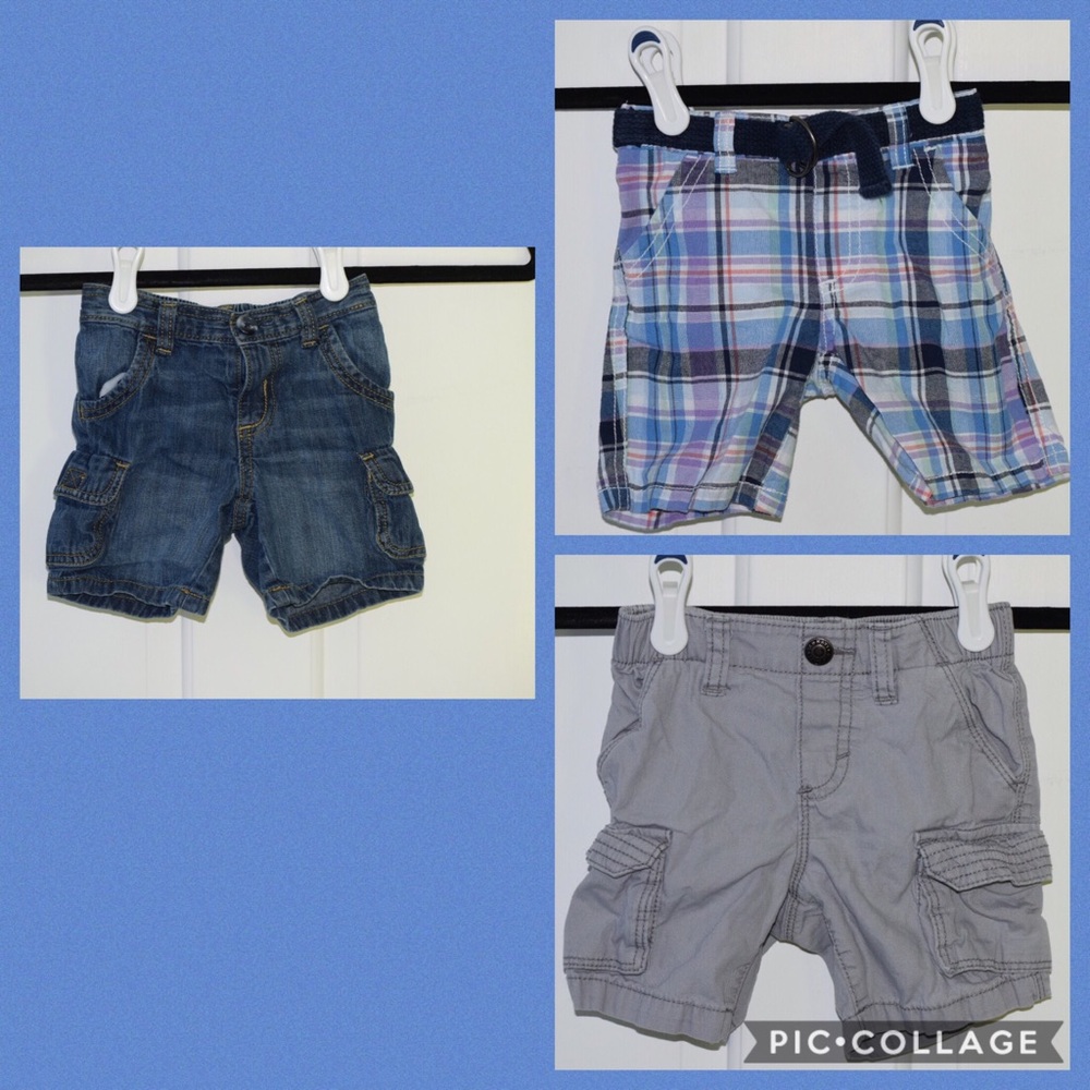 Old Navy shorts 3 pair 18-24m