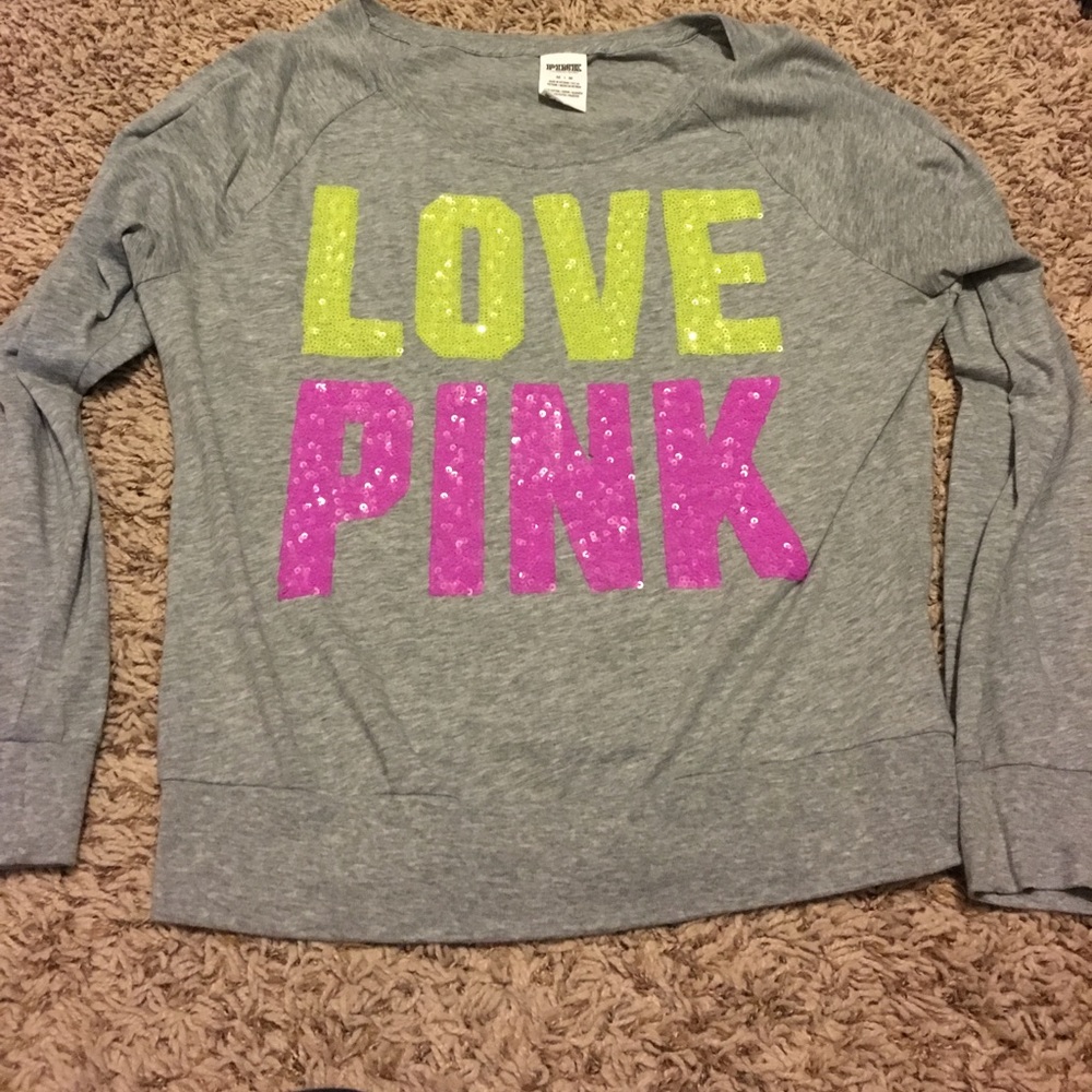 Victoria Secret pink long sleeve shirt