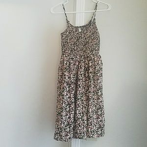 Small Spaghetti Strapped Floral Dress