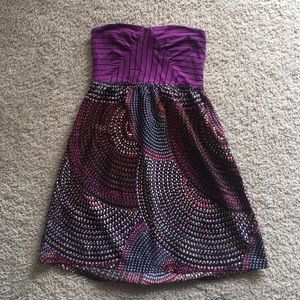Roxy purple sz M tube dress