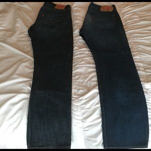 Levi's Jeans Style 501 W:34 L: 30 (2 pairs)