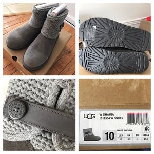 ugg shaina grey