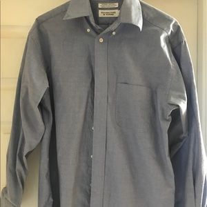 Men's dress shirt. Blue oxford size 15/33