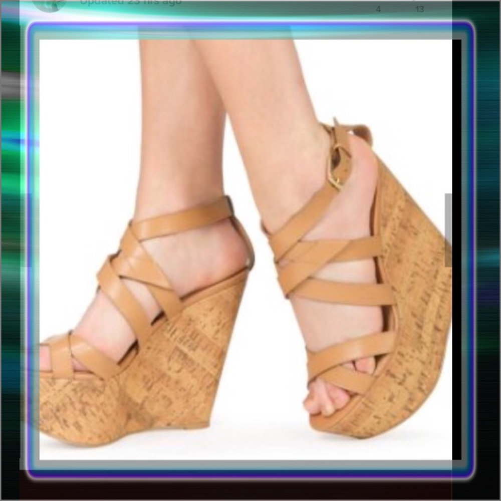 JustFab Wedge Sandals