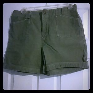 Gently worn army green short