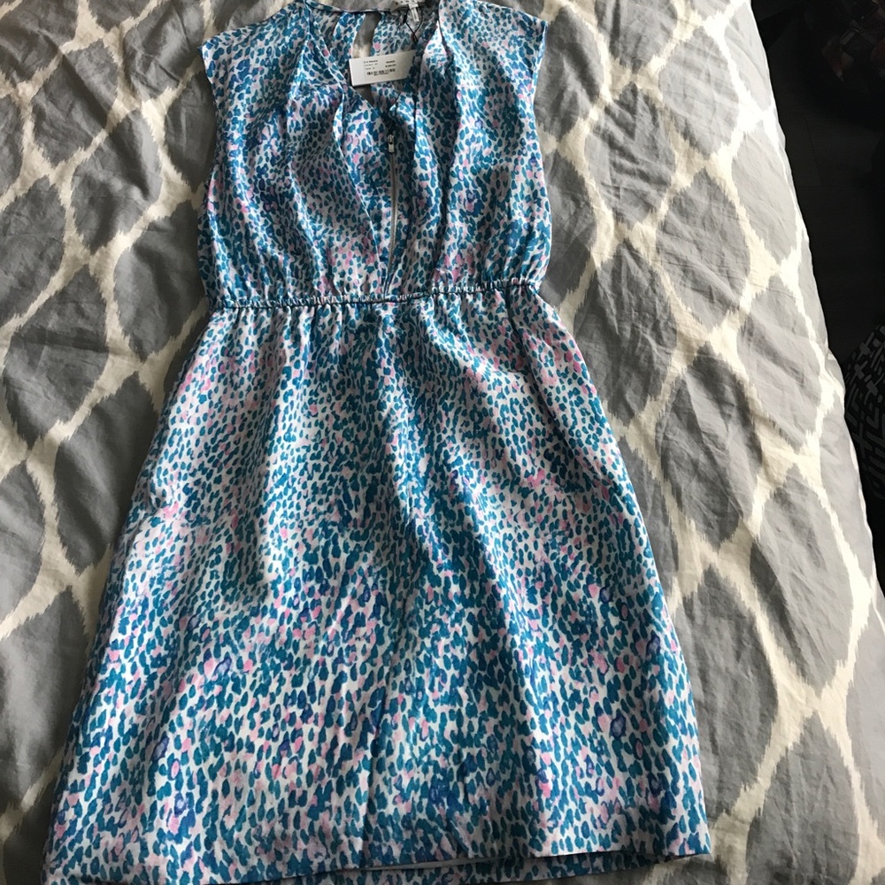 Sandro multicolor animal print dress.