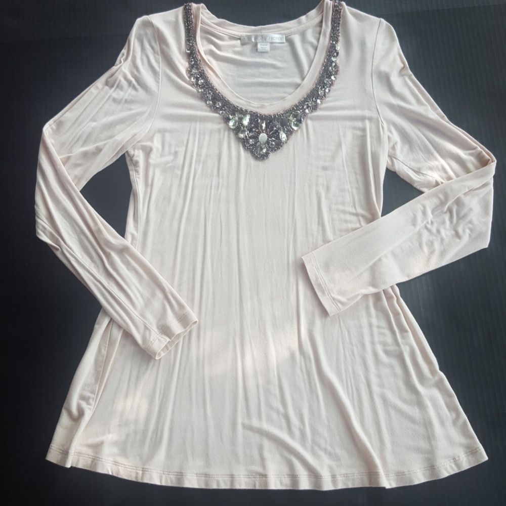 Boston proper jeweled long sleeve top! 😍😍
