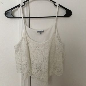 Charlotte Russe lace crop top