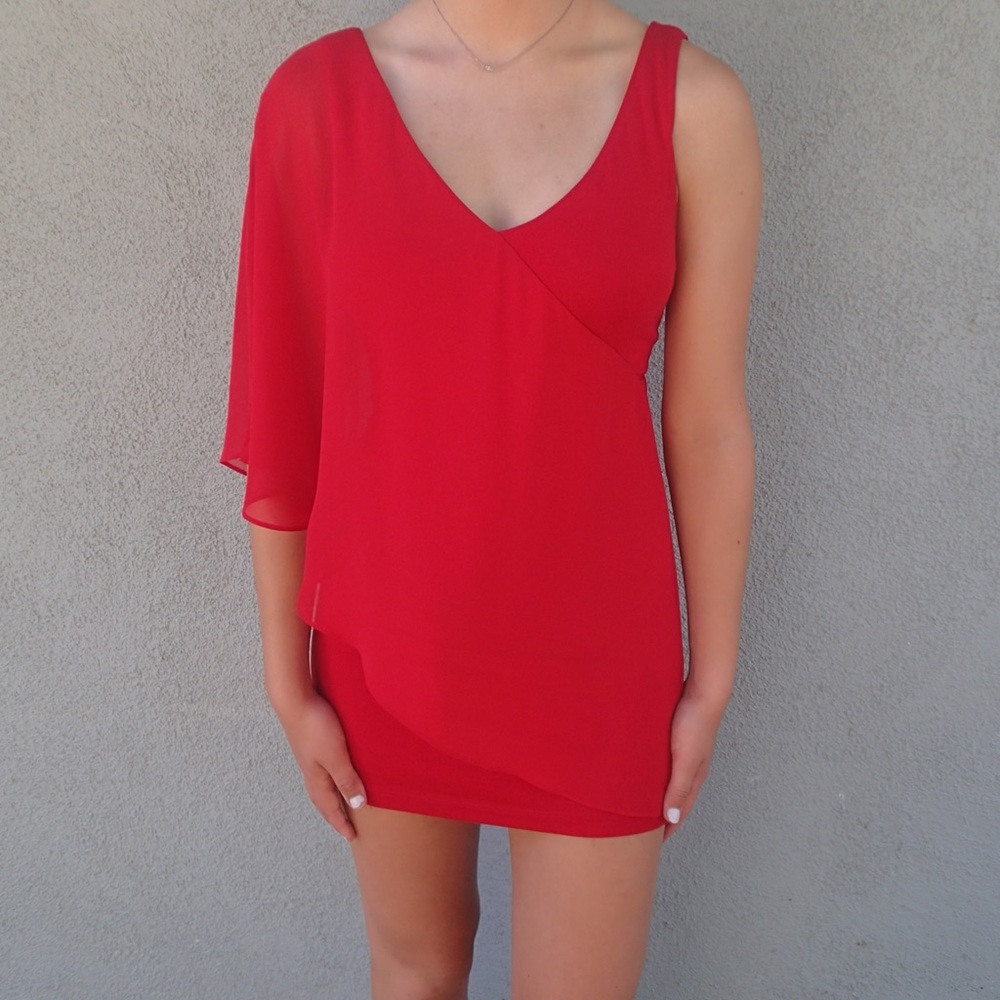 Red bodycon