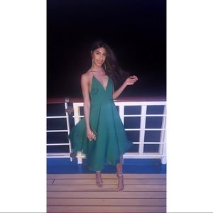 Green dress
