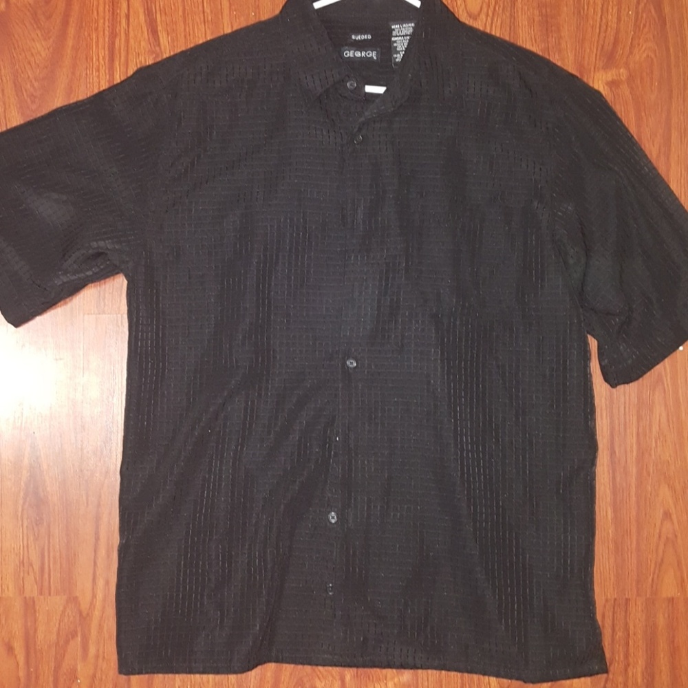 Nwot mens black button up