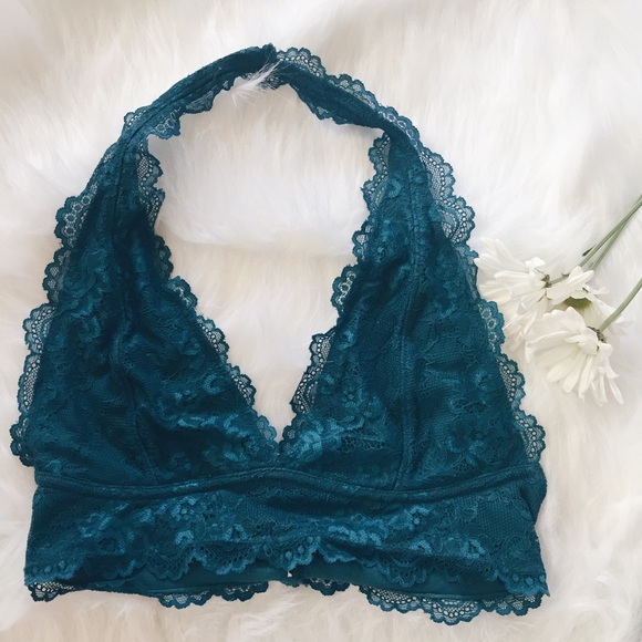 Aeropostale Other - Turquoise Lace Halter Neck Bralette