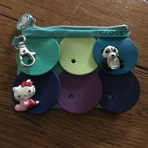 Crocs chain purse